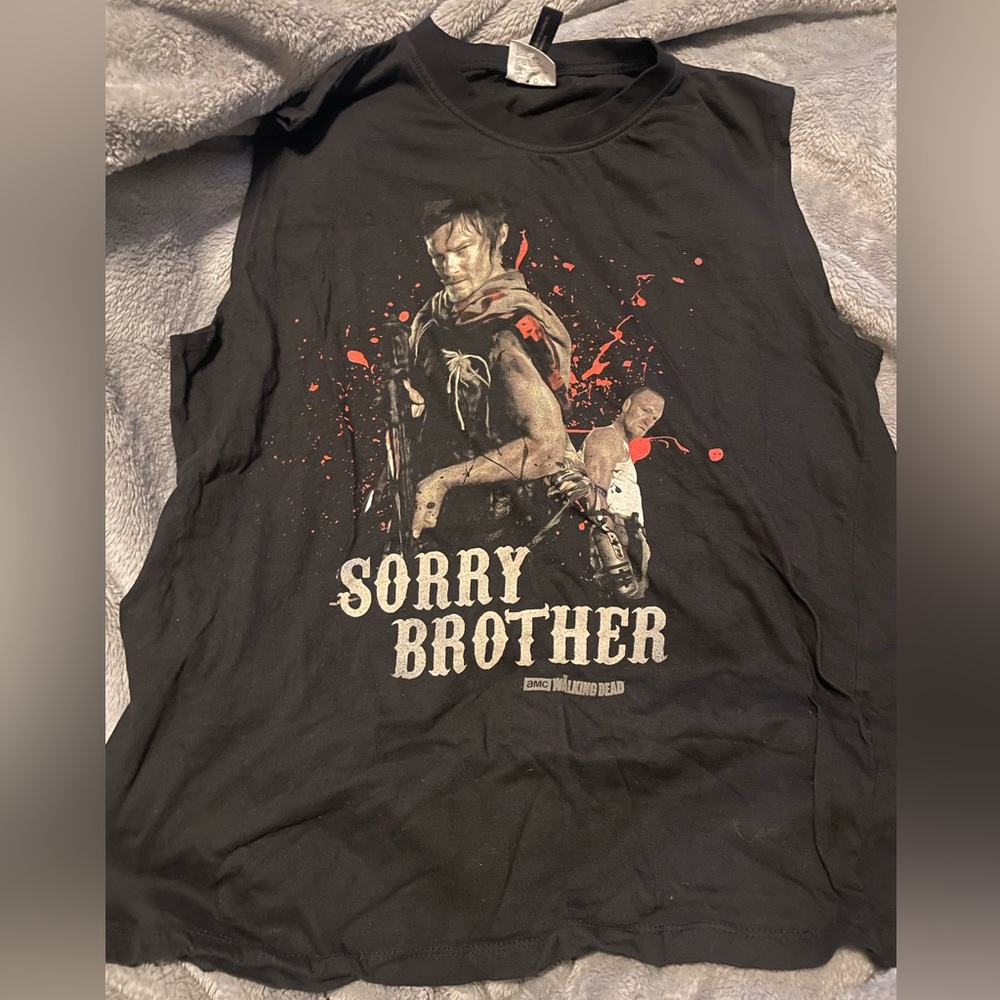 Walking dead sleeveless shirt